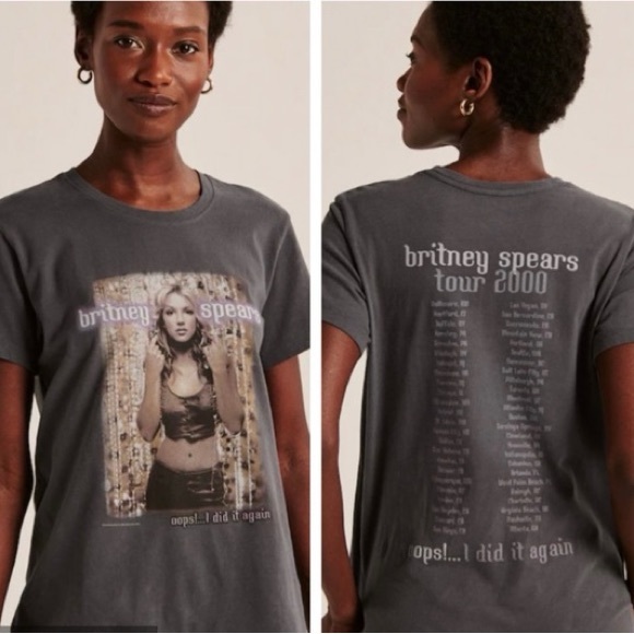 Abercrombie Women’s Britney Spears Relaxed Graphic Tee - Picture 3 of 6